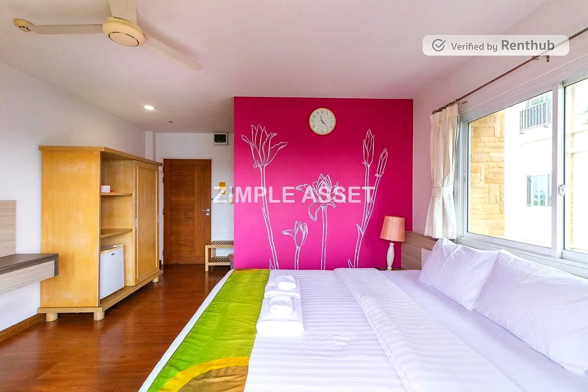 รูปภาพ อพาร์ทเมนท์สไตล์รีสอร์ทย่านร่มเกล้า ให้บริการรายวัน/รายเดือน ห้องตกแต่งพร้อมเฟอร์ฯ บรรยากาศเงียบสงบ  | อพาร์ทเม้นท์ หอพัก ที่พัก ห้องพัก - รูปที่ 9/57