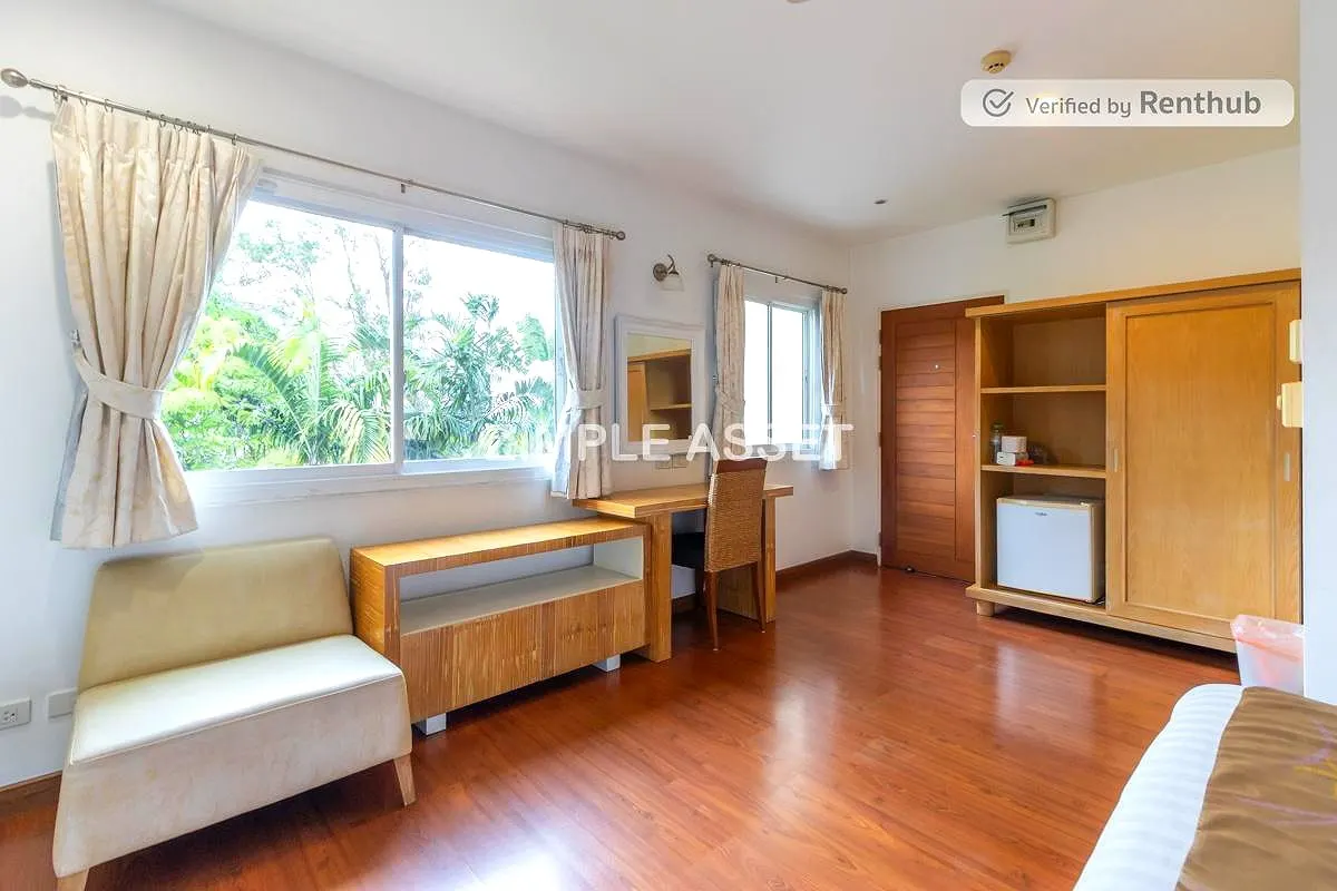 รูปภาพ อพาร์ทเมนท์สไตล์รีสอร์ทย่านร่มเกล้า ให้บริการรายวัน/รายเดือน ห้องตกแต่งพร้อมเฟอร์ฯ บรรยากาศเงียบสงบ  | อพาร์ทเม้นท์ หอพัก ที่พัก ห้องพัก - รูปที่ 17/57