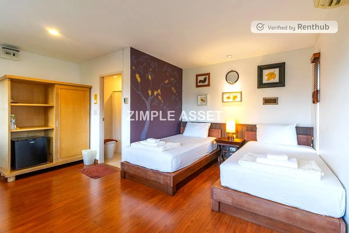 รูปภาพ อพาร์ทเมนท์สไตล์รีสอร์ทย่านร่มเกล้า ให้บริการรายวัน/รายเดือน ห้องตกแต่งพร้อมเฟอร์ฯ บรรยากาศเงียบสงบ  | อพาร์ทเม้นท์ หอพัก ที่พัก ห้องพัก - รูปที่ 20/57