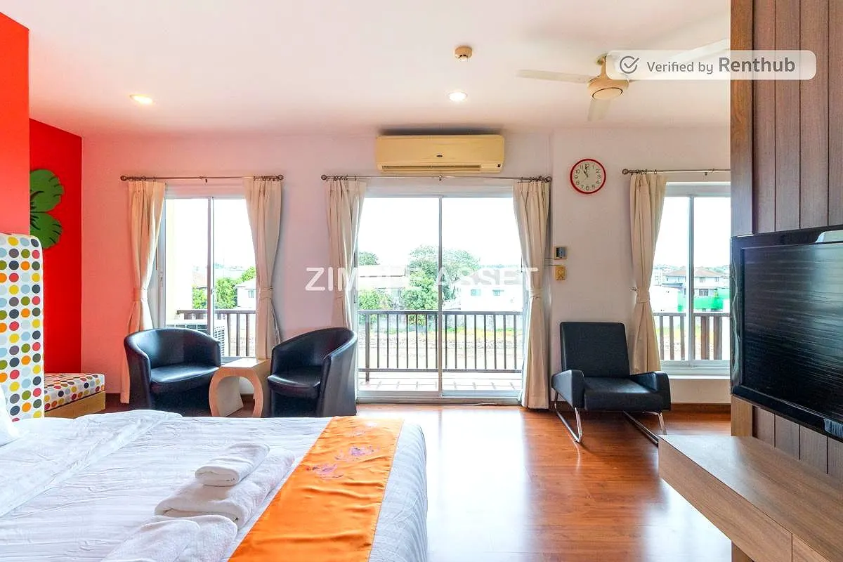 รูปภาพ อพาร์ทเมนท์สไตล์รีสอร์ทย่านร่มเกล้า ให้บริการรายวัน/รายเดือน ห้องตกแต่งพร้อมเฟอร์ฯ บรรยากาศเงียบสงบ  | อพาร์ทเม้นท์ หอพัก ที่พัก ห้องพัก - รูปที่ 25/57