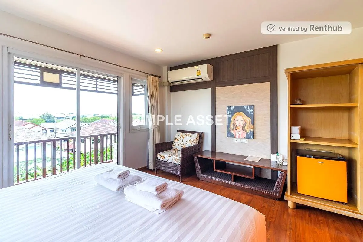 รูปภาพ อพาร์ทเมนท์สไตล์รีสอร์ทย่านร่มเกล้า ให้บริการรายวัน/รายเดือน ห้องตกแต่งพร้อมเฟอร์ฯ บรรยากาศเงียบสงบ  | อพาร์ทเม้นท์ หอพัก ที่พัก ห้องพัก - รูปที่ 37/57