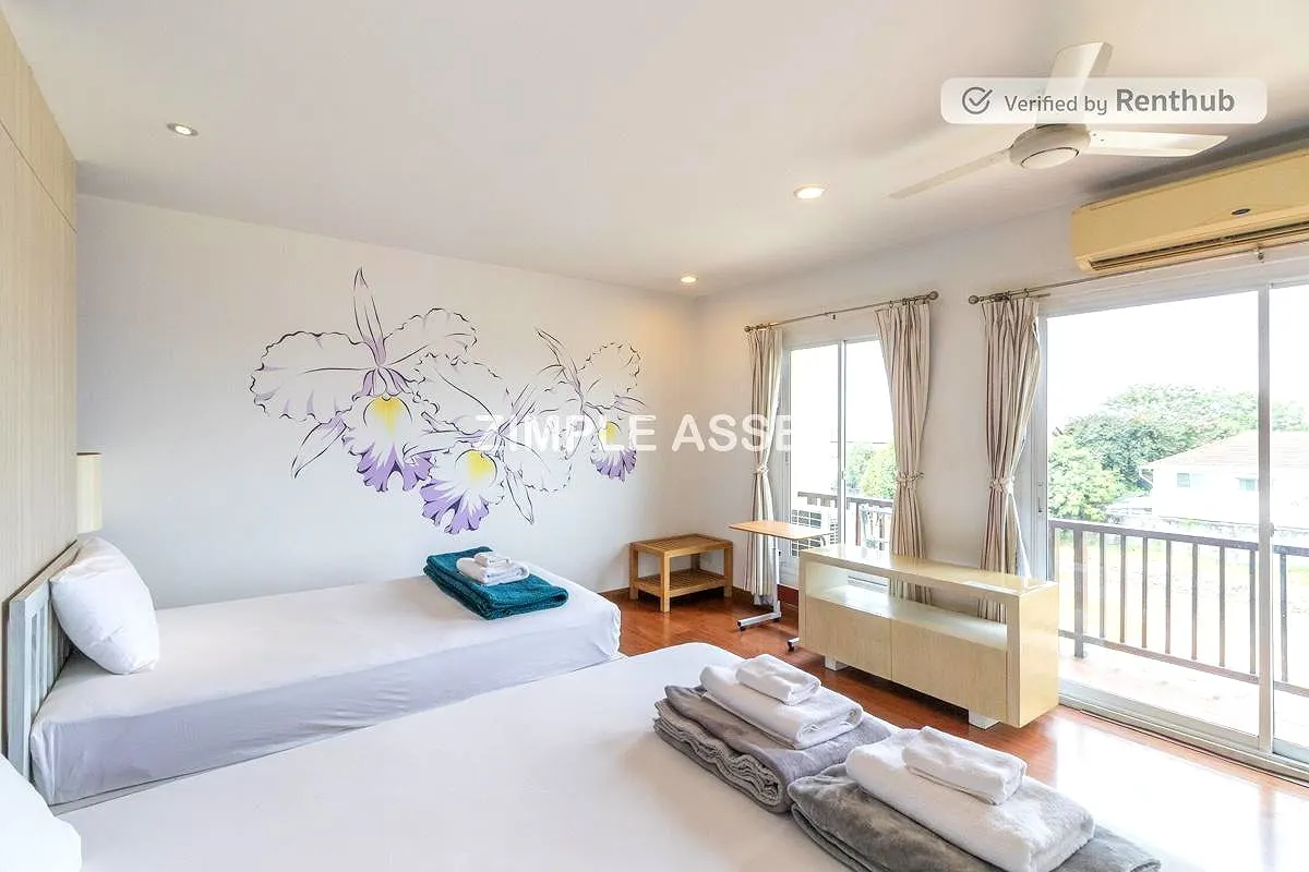 รูปภาพ อพาร์ทเมนท์สไตล์รีสอร์ทย่านร่มเกล้า ให้บริการรายวัน/รายเดือน ห้องตกแต่งพร้อมเฟอร์ฯ บรรยากาศเงียบสงบ  | อพาร์ทเม้นท์ หอพัก ที่พัก ห้องพัก - รูปที่ 44/57